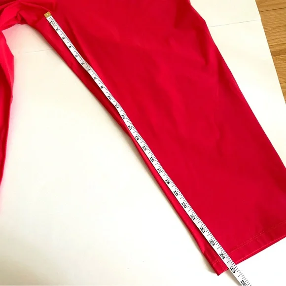 lululemon Your True Trouser High Rise Crop Pant in Carnation Red NWT - Picture 12 of 12
